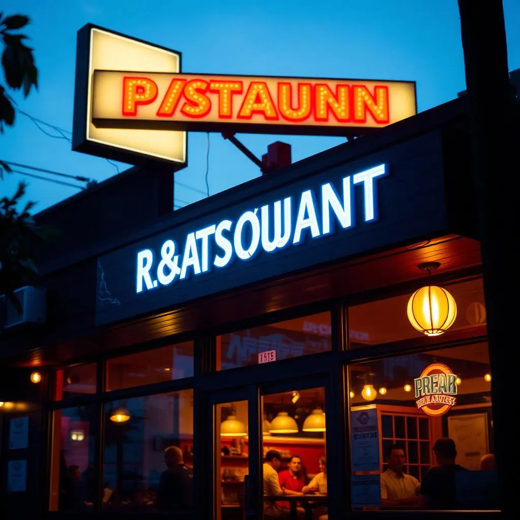 Restaurants & Hospitality signage by ESCO Pacific Signs