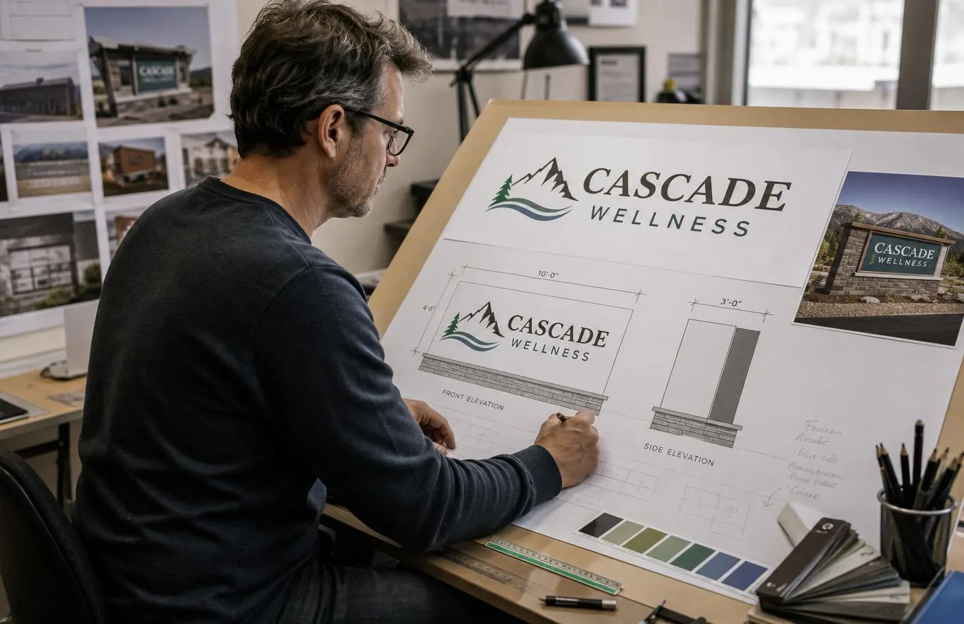 Finalizing the design — Sign Design Services