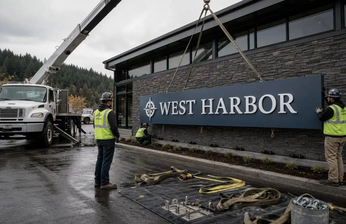 Sign installation equipment — Sign Installation Services
