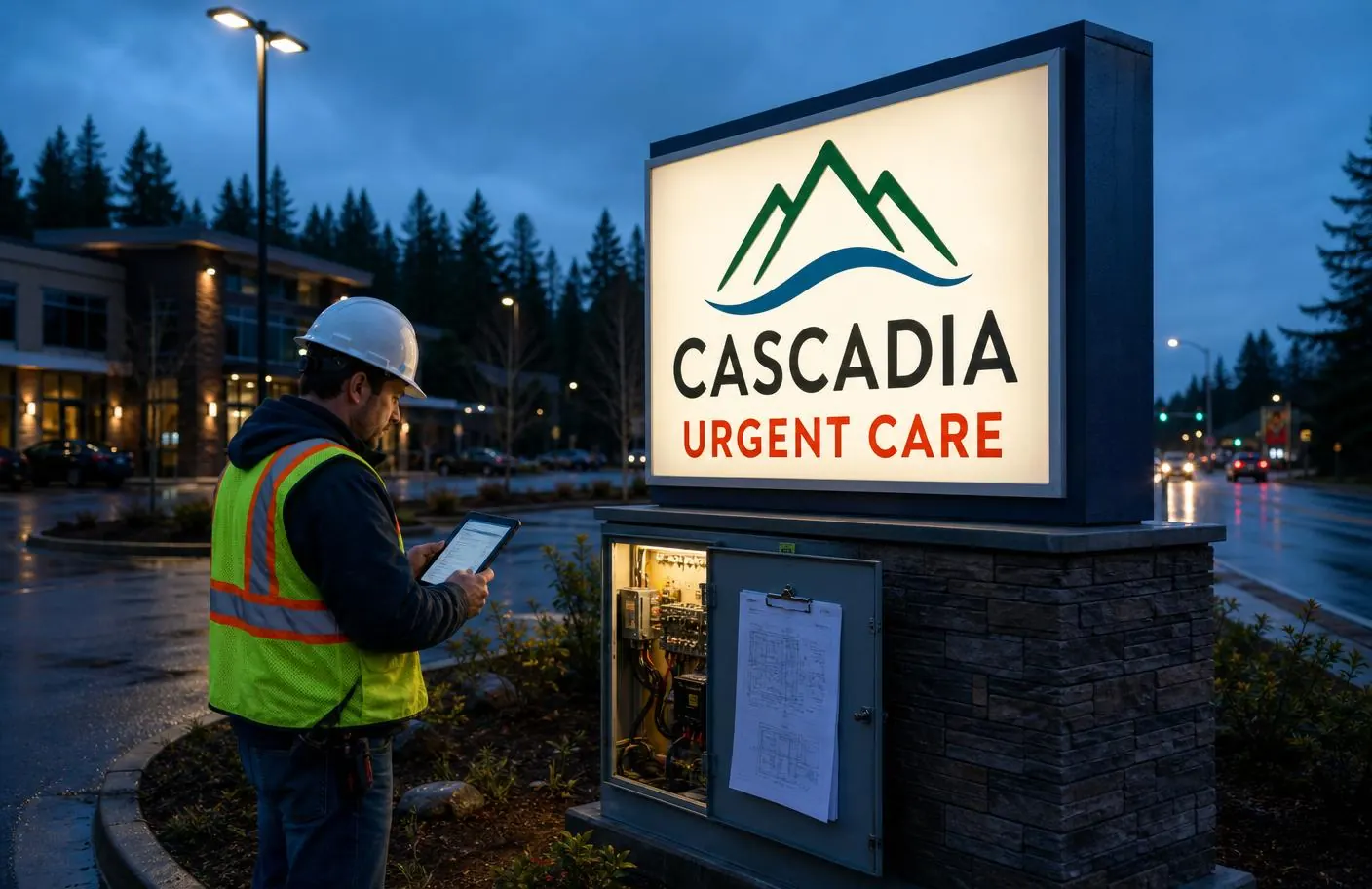 Permits, drawings, and code — Lighted Signs for Business
