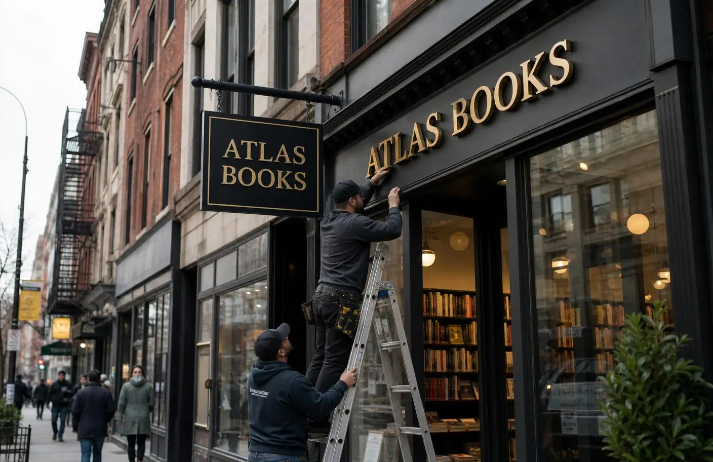 Should your business sign be lit? — Storefront Signs & Business Signs