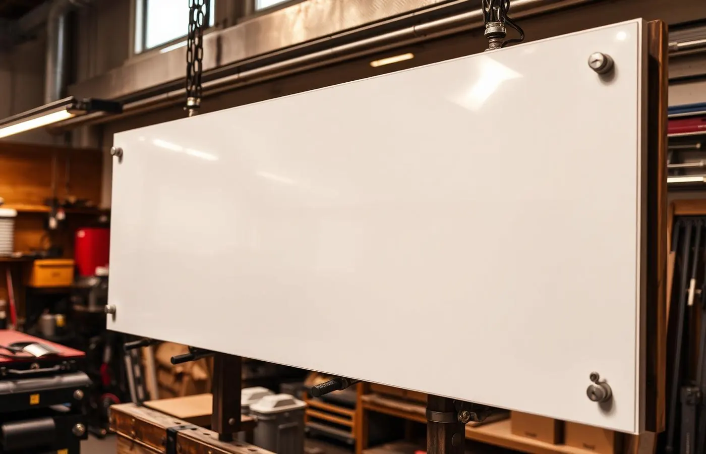 Custom sign project timeline planning at the ESCO Pacific shop